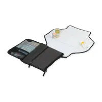 Reagan Recycled rPET Portable Changing Pad Station - Charcoal Heather