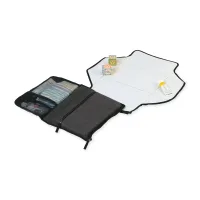 Reagan Recycled rPET Portable Changing Pad Station - Charcoal Heather