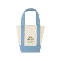 Mini Canvas Tote - Pastel Blue