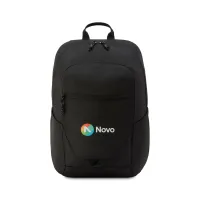 Peak Recycled rPET Laptop Backpack - Black