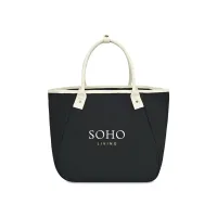 Market Street Tapered Carryall Tote - Black