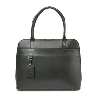 Samsonite Leather Laptop Tote - Black