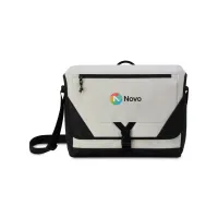 Peak Recycled rPET Laptop Messenger Bag - Quiet Grey