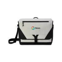 Peak Recycled rPET Laptop Messenger Bag - Quiet Grey