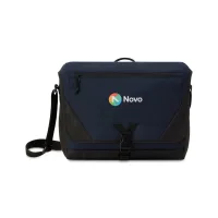Peak Recycled rPET Laptop Messenger Bag - Navy