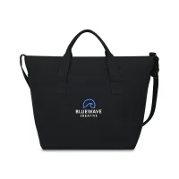Recycled Cotton Weekender Tote - AWARE - Black
