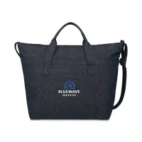 Recycled Cotton Weekender Tote - AWARE - Indigo Denim