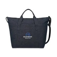 Recycled Cotton Weekender Tote - AWARE - Indigo Denim