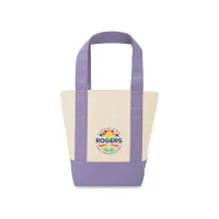 Mini Canvas Tote - Pastel Purple