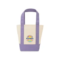 Mini Canvas Tote - Pastel Purple
