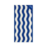 Slowtide Stripe Pocket Beach Towel - Blue