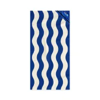 Slowtide Stripe Pocket Beach Towel - Blue