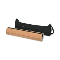 Well Studio Cork Yoga Mat with Bag - Black