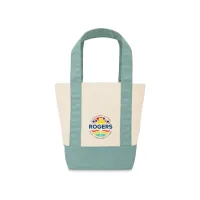 Mini Canvas Tote - Pastel Green