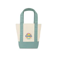 Mini Canvas Tote - Pastel Green