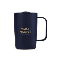 Aviana Rowan Recycled Stainless Steel Mug - 15 Oz. - Matte Navy