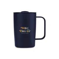Aviana Rowan Recycled Stainless Steel Mug - 15 Oz. - Matte Navy