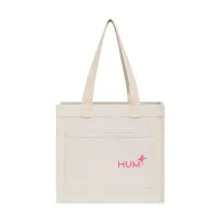 Recycled Cotton Pocket Tote - AWARE - Natural