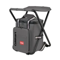 Cuisinart Outdoors Folding Chair Backpack Cooler - Medium Grey