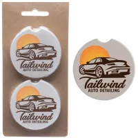 Absorbent Stone Car Coaster Set