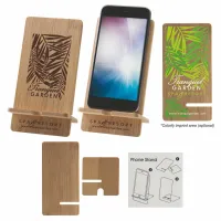 Bamboo Wood Cell Phone Stand