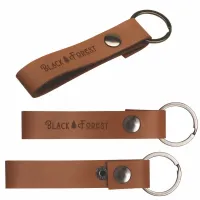 Leather Snap Keytag
