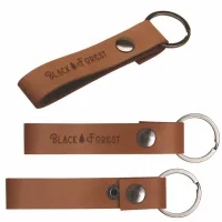 Leather Snap Keytag