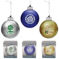 Light-Up Glass Ornament