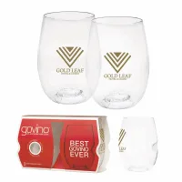 16 Oz. Dishwasher Safe Govino® Wine Glass 2 Pack