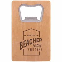 Wood Credit Card Bottle Opener