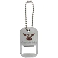 Dog Tag Bottle Opener Keytag