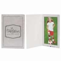 4 x 6 Gray Marble Photo Folder