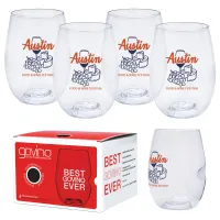 16 Oz. Dishwasher Safe Govino® Wine Glass 4 Pack