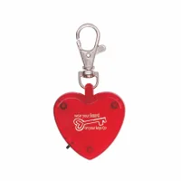 Light Up Heart Strobe Clip