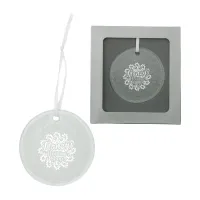 Hammered Glass Ornament