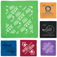 "THE AURORA BANDANA" Headband and Neck Wear Silkscreen - Domestic Production - 22" x 22"