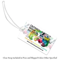 "THUDERBOLT PI" PhotoImage ® Full Color Imprint* ID Slip-In Pocket Luggage Bag Tag