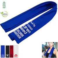 "THE XTRA RAINIER" - 12" W X 36" H Cooling Towel -Recycled
