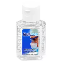 "SanPal" 1.0 oz Compact Hand Sanitizer Antibacterial Gel in Flip-Top Squeeze Bottle