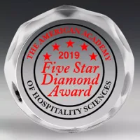 Scalloped Circle Paperweight Award - 4" dia x 3/4" - 2401L (Laser)