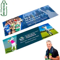 "THE WHITAKER" Full Color Sublimation Recycled RPET Cooling Towel – 12" W x 32" H