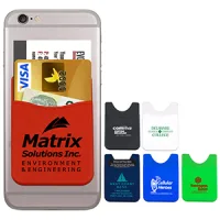 "Banker" Soft Silicone Cell Phone Wallet
