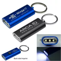 "Titania" 3 LED Ultra Thin Aluminum Keychain Keylight