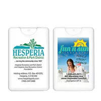 "Sunny Day CC" 20ml (.68ozs) Broad Spectrum SPF 30 Sunscreen Spray in Solid White Credit Card Shape