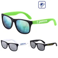 "Newport Tint" Colored Mirror Tint Sunglasses w/Matte Frame