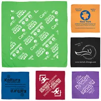 "THE AURORA BANDANA" Headband and Neck Wear Silkscreen - Domestic Production - 22" x 22"