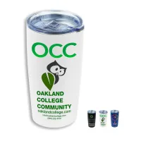 "COLUMBIA" 20 oz Powder Coated Double Wall Insulated Stainless Steel Tumbler (OVERSEAS)