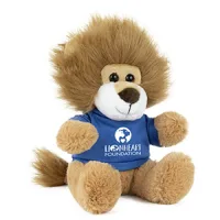 "FLUFFY THE FIERCE" 6" Plush Teddy Lion