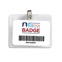 "Blue Ash H" Clear Badge Holder (3"x 4" Insert)