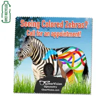 "The Full Color Napier " - 5" x 5 " Full Color Sublimation Recycled RPET Polyester Microfiber